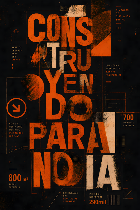 Construyendo Paranoia | 3D Sculpted Metal Poster