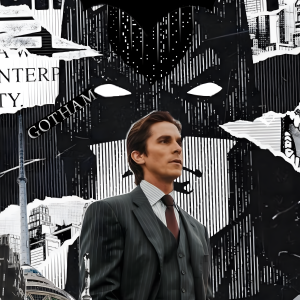 Gotham Legacy Bruce Wayne | 3D Sculpted Metal Poster