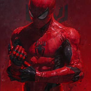 Spider Man | 3D Sculpted Metal Poster