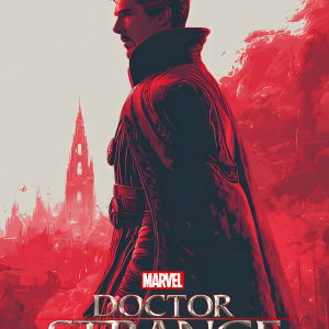 Doctor Strange | 3D Sculpted Metal Poster