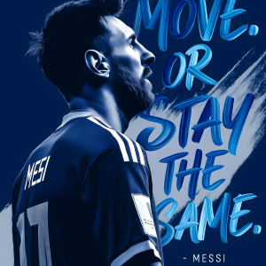 Move Or Stay The Same | 3D Sculpted Metal Poster