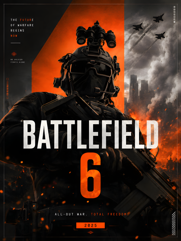 Battlefield 6 | 3D Sculpted Metal Poster
