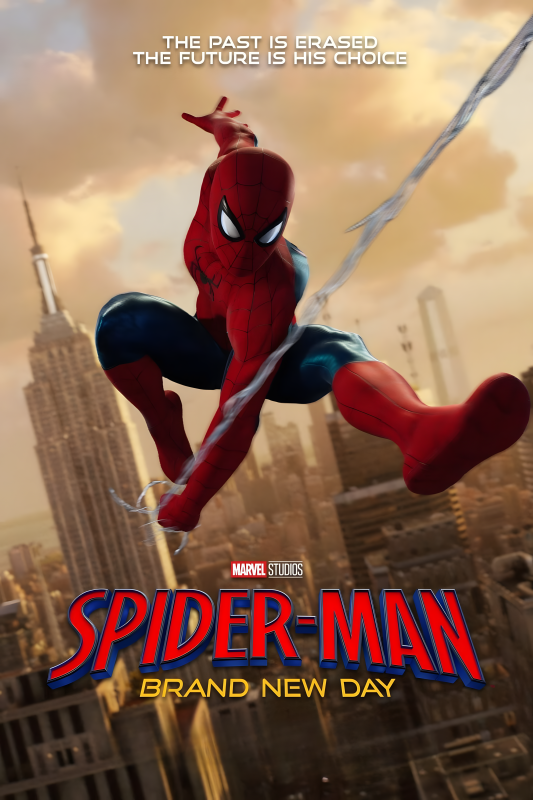Spider-Man Brand New Day | 3D Sculpted Metal Poster