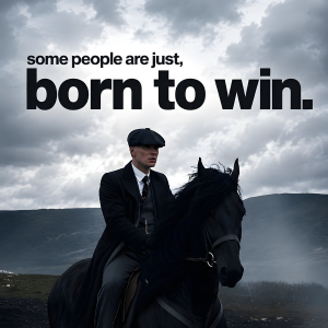 Born To Win | 3D Sculpted Metal Poster