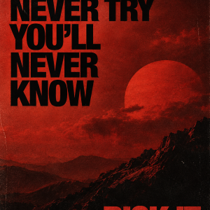Risk It | 3D Sculpted Metal Poster