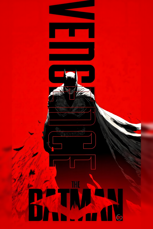 Batman | 3D Sculpted Metal Poster