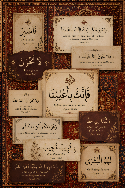 Quranic Reminders | 3D Sculpted Metal Poster
