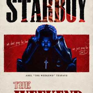 The Weeknd | 3D Sculpted Metal Poster