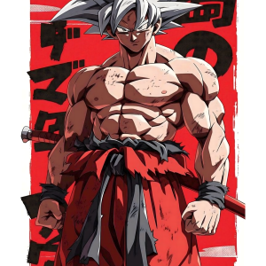 Ultra Instinct Goku | 3D Sculpted Metal Poster