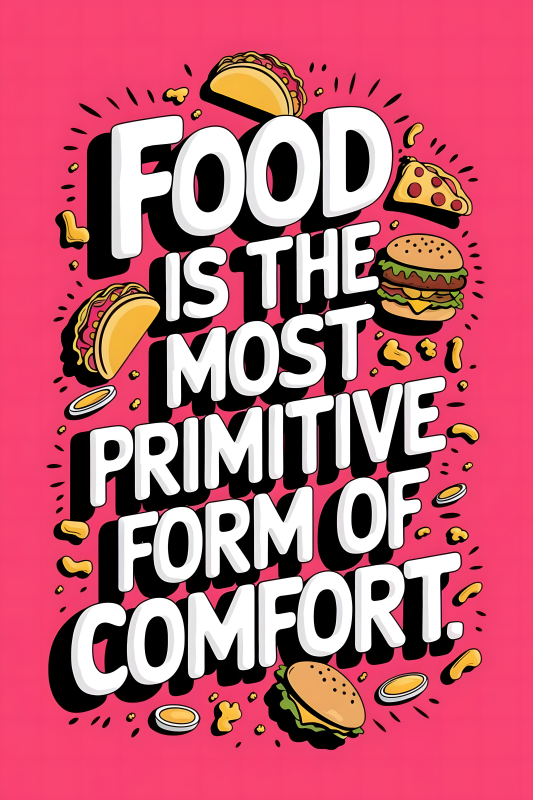Primitive Comfort | 3D Sculpted Metal Poster